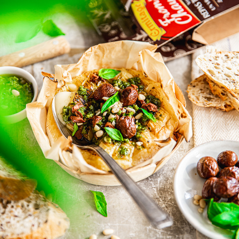 Cuillères apéritives au pesto