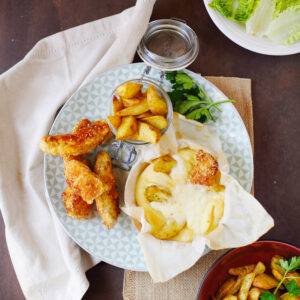 Rabbit Nuggets and Potatoes with From’Chaud