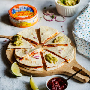 Quesadillas mit Munster-Käse