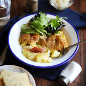 Tortilla mit aromatisiertem Raclette-Käse