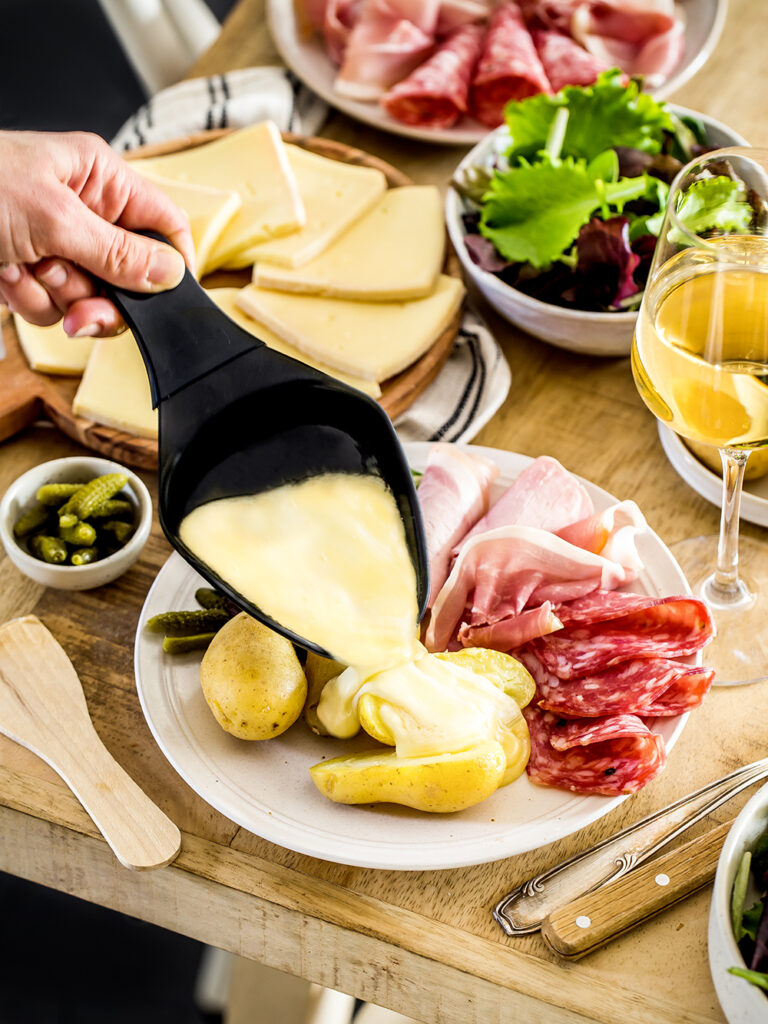 Raclette et fromage pour raclette