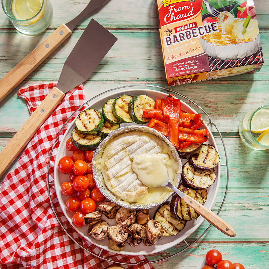 From'Chaud Barbecue Ermitage avec légumes d'été