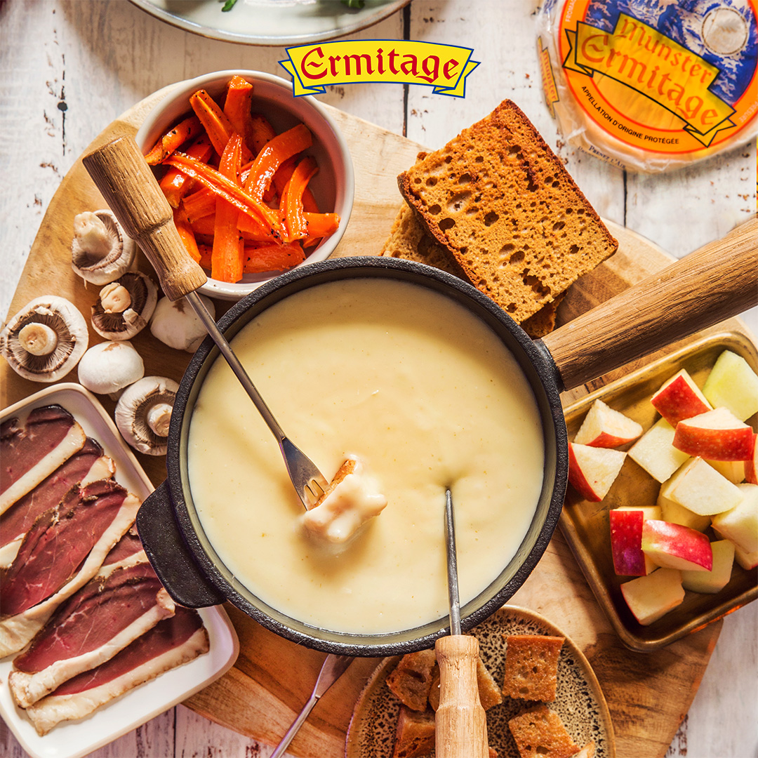 fondue au Munster Ermitage