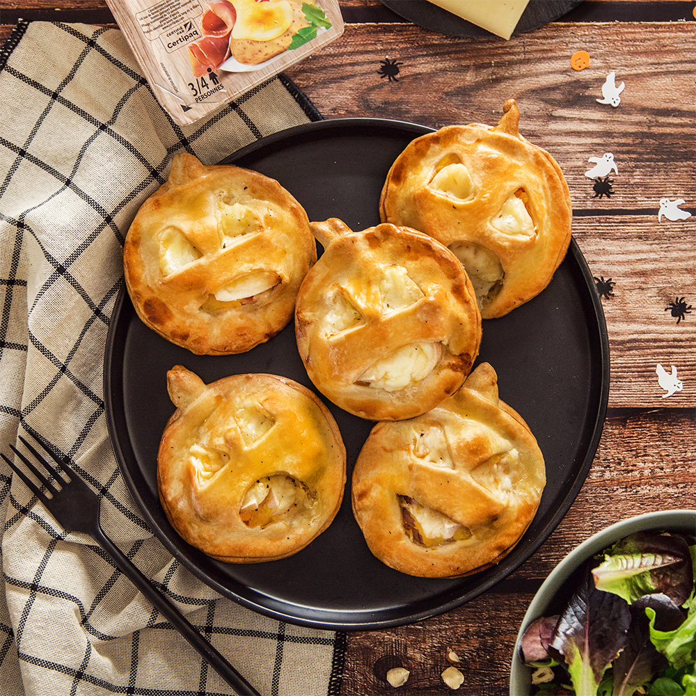 Tourtes d'Halloween à la raclette