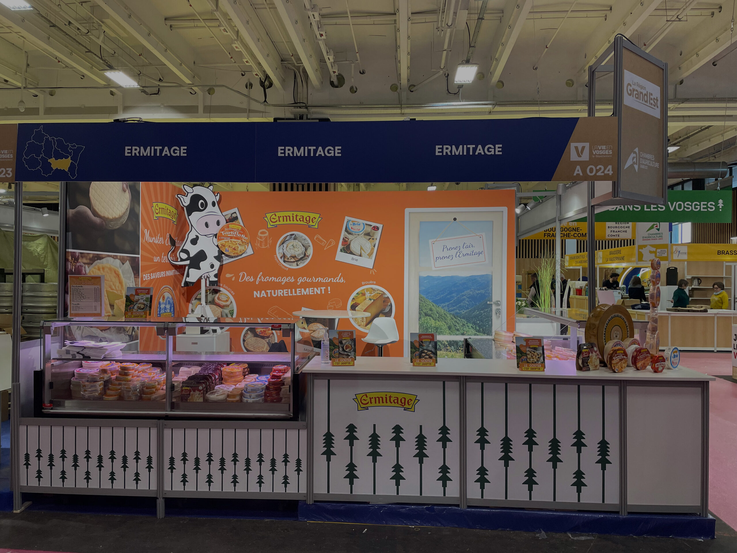 Stand Ermitage lors du Salon International de l'Agriculture 2026