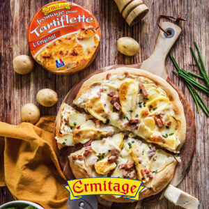 Pizza au fromage pour tartiflette Ermitage