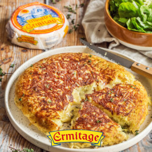 Rösti XXL au Munster et oignons